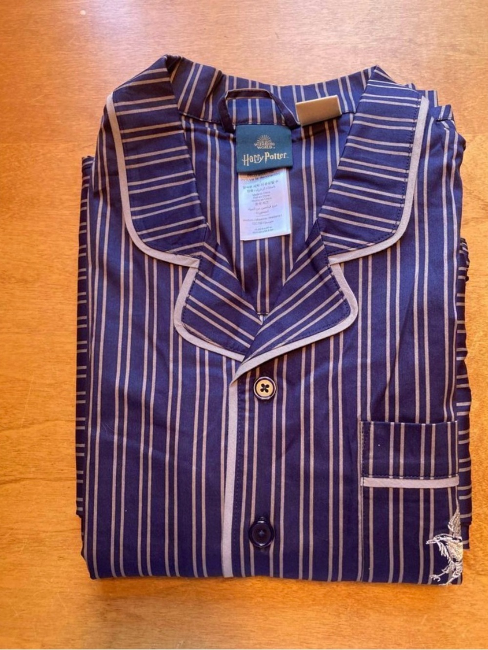 Pottery Barn Harry Potter Ravenclaw Pajama Set Size Medium